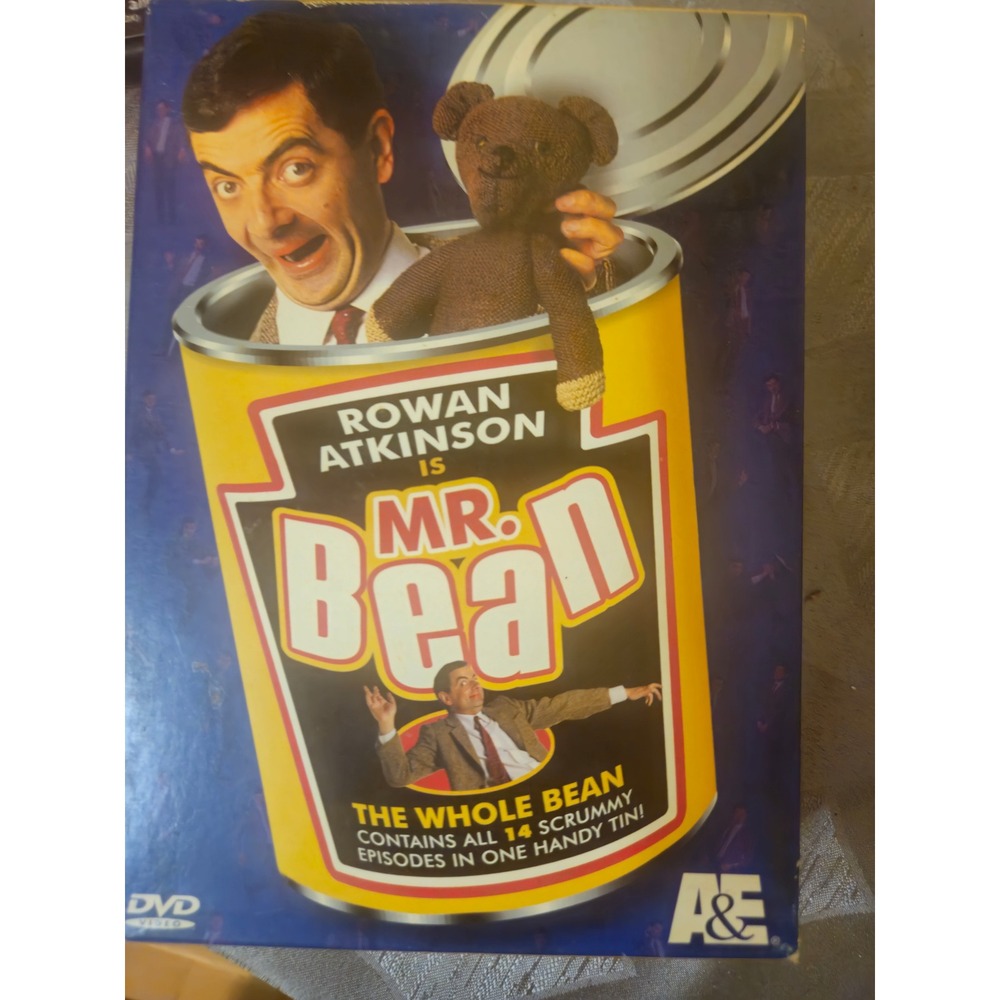 Mr Bean The Whole Bean DVD Box Set Rowan Atkinson 14 Episodes A&E 3 Volumes